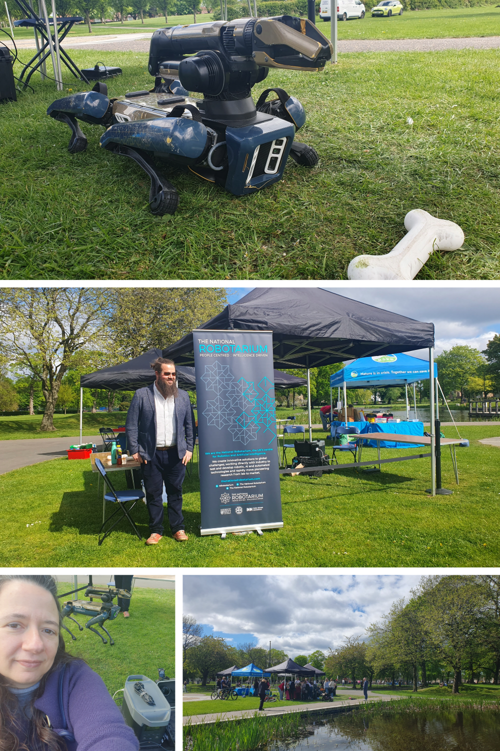 Spot robot Martina at Falkirk Science Festival